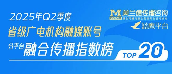 2025年二季度省级广电机构融媒账号融合传播指数榜单重磅发布！