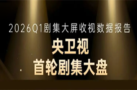 2026Q1剧集收视观察
